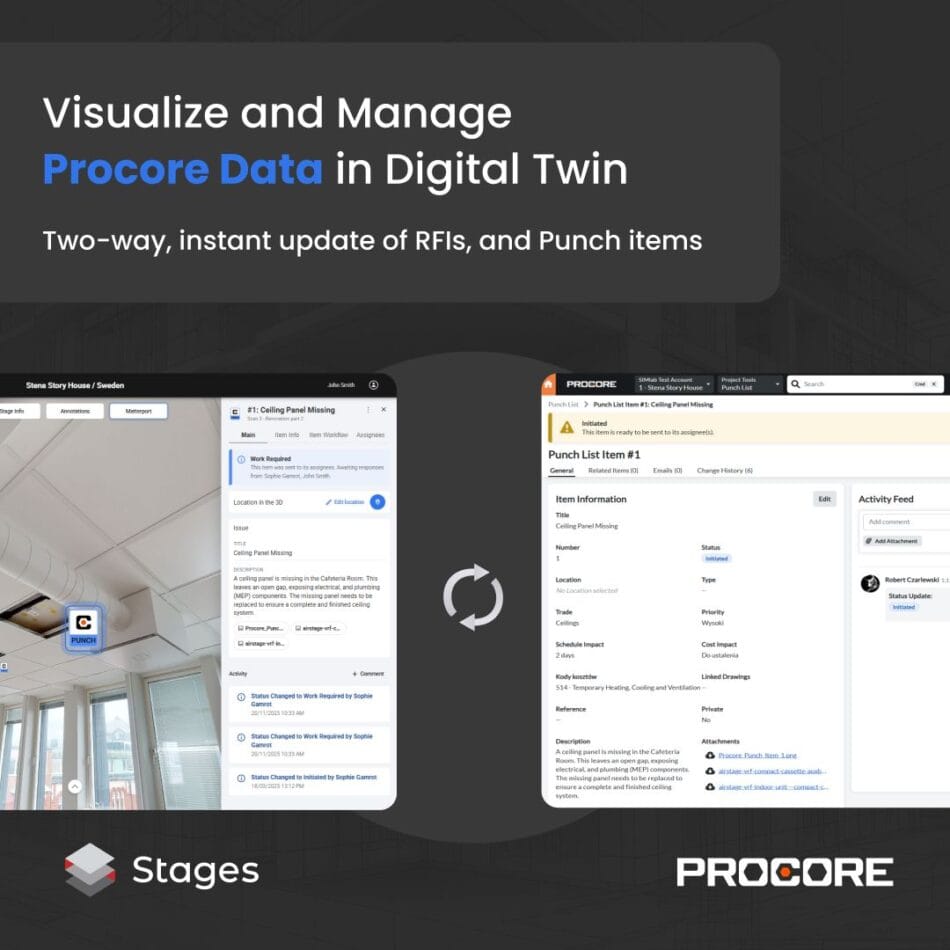 Real-Time Synchronization of RFIs and Punch Lists via Procore – STAGES